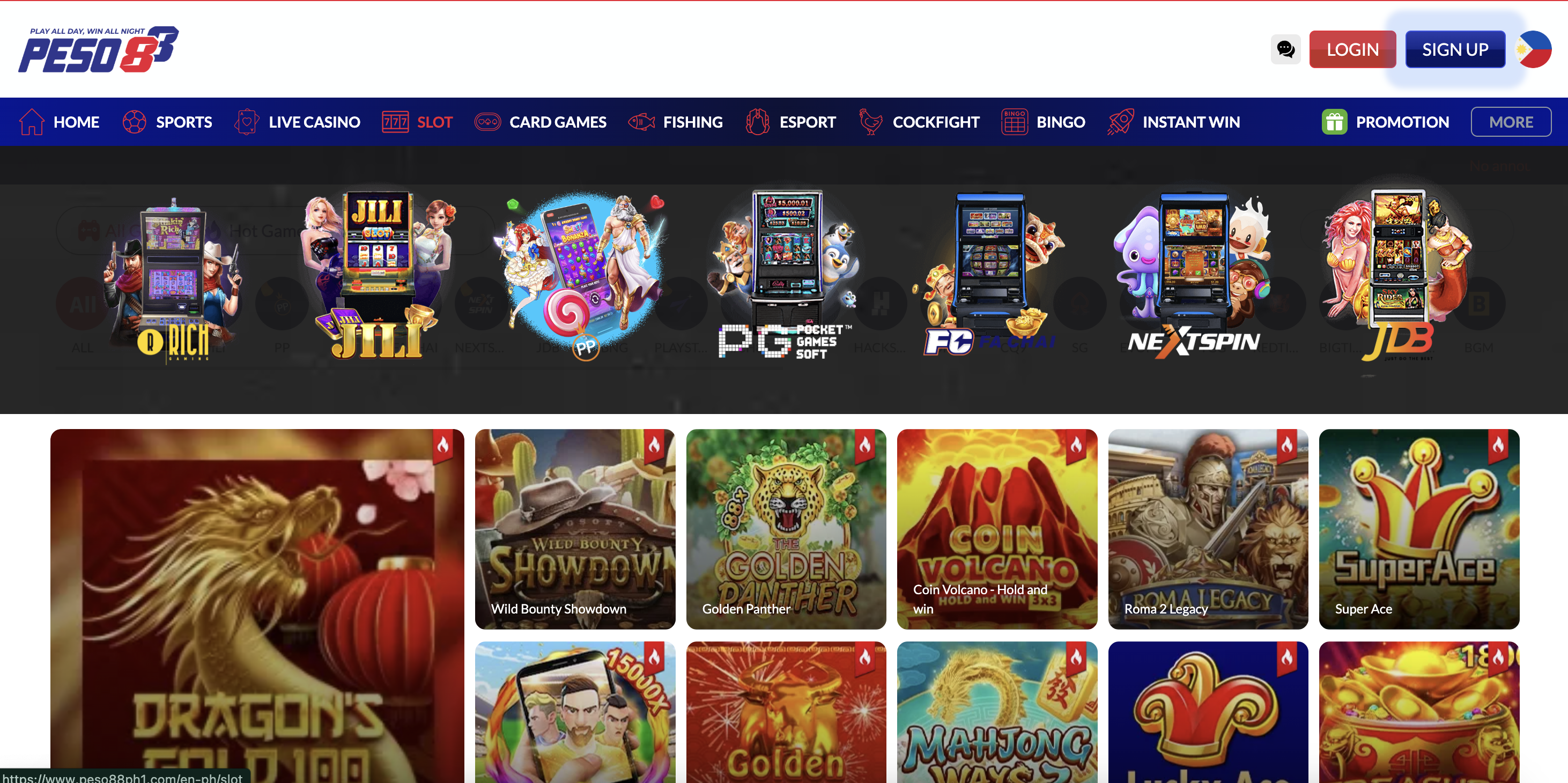 Peso88 slots selection preview